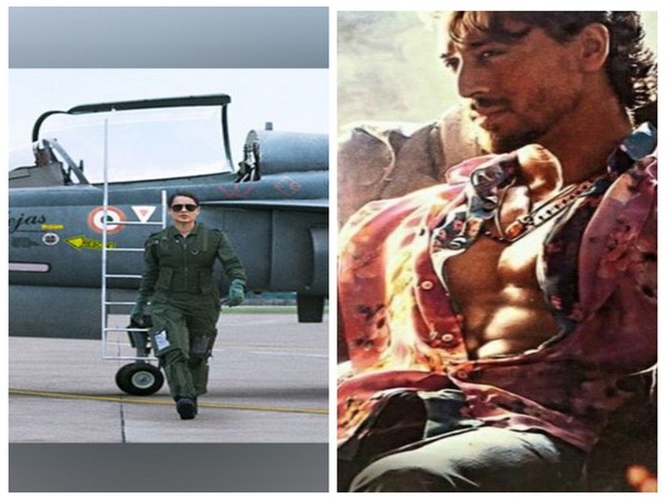 Kangana Ranaut in 'Tejas', Tiger Shroff in 'Ganapath - Part 1' (Image source: Twitter)