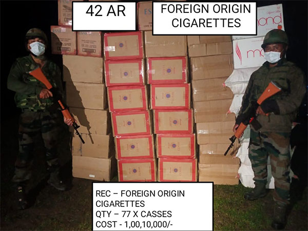 Seized consignment (Photo credit/Assam Rifles)