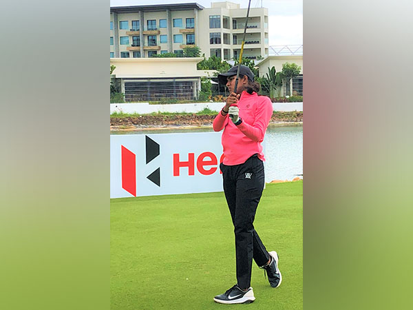 Indian golfer Vidhatri Urs in action during 10th leg of Women's Pro Golf Tour (Image: WGAI)