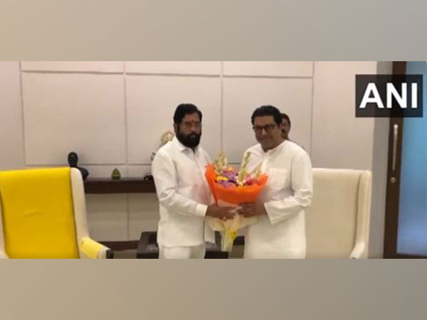 Maharashtra CM Eknath Shinde meets MNS chief Raj Thackeray (Photo/ANI)