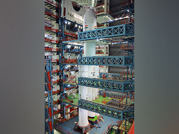 Chandrayaan-3 spacecraft integrated with launch vehicle (Photo Courtesy: ISRO/Twitter)