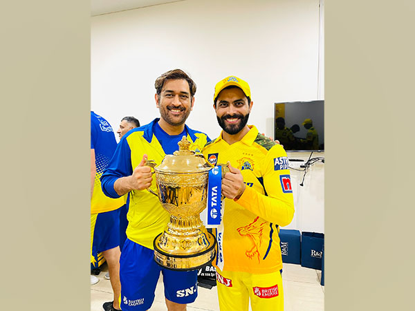 MS Dhoni and Ravindra Jadeja (Photo:Ravindra Jadeja/ Twitter)