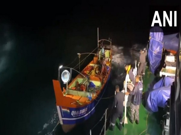 ICG carrying evacuation in Lakshadweep Islands (Photo/ANI)