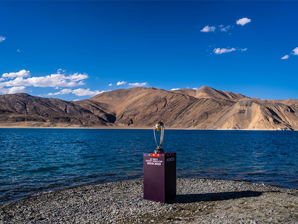 A visual of the trophy from Leh. (Photo- ICC)