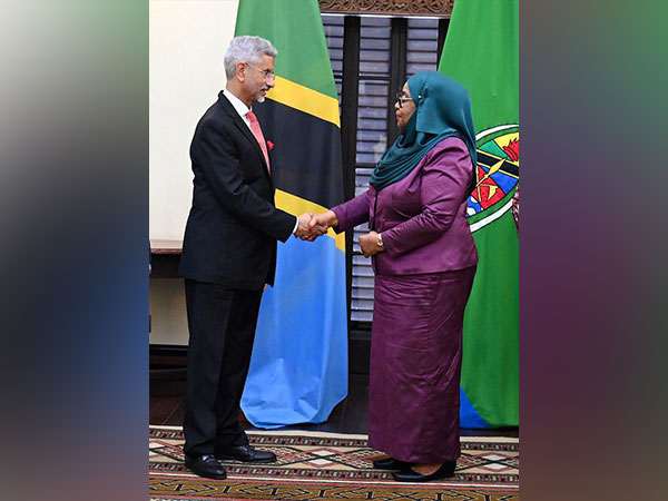 EAM Jaishankar meets President of Tanzania, Samia Hassan. (Photo: Twitter//@DrSJaishankar)