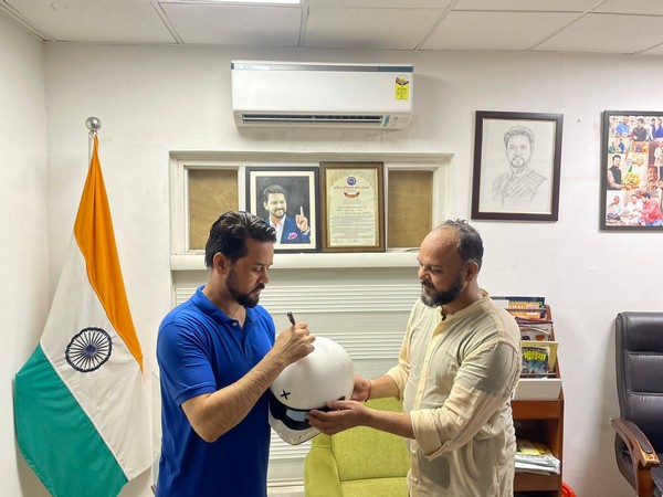 Sports Minister Anurag Thakur (Image: MotoGP Bharat