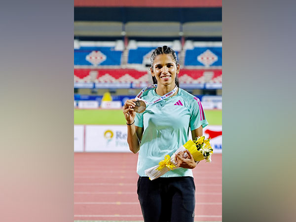 Indian athlete Jyothi Yarraji (Image: Odisha Reliance Foundation Athletics High-Performance Center)