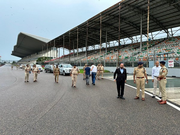 Gautam Buddha Nagar police administration at Buddh International Circuit (Image: MotoGP Bharat media)