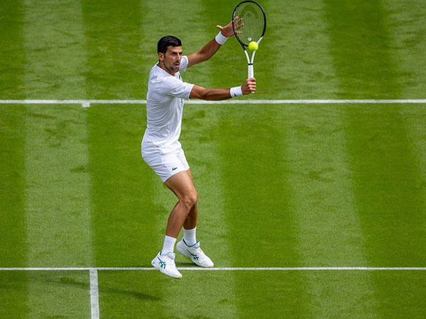 Novak Djokovic. (Photo- Wimbledon Twitter)