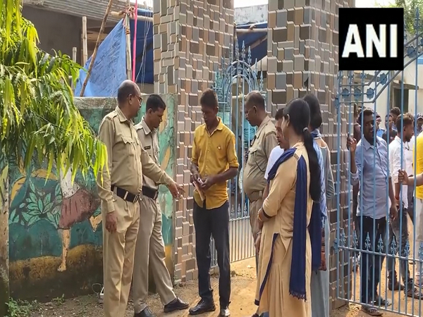 Visuals from a counting centre in Birbhum, West Bengal. (Photo/ANI)