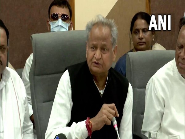 Rajasthan Chief Minister Ashok Gehlot (File Photo/ANI)