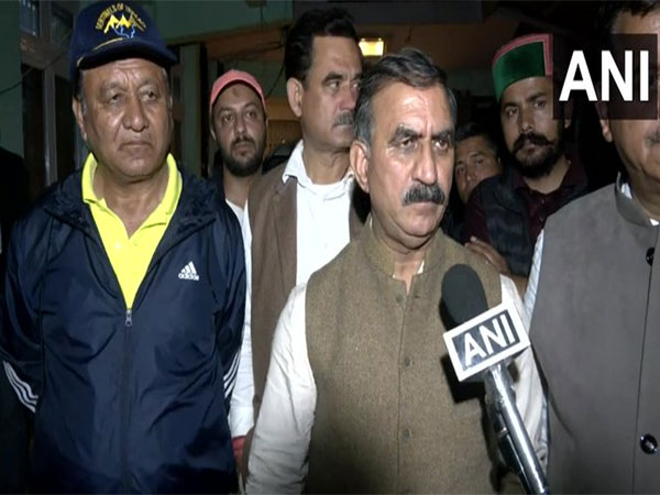Himachal Pradesh Chief Minister Sukhwinder Singh Sukhu (Photo/ANI)