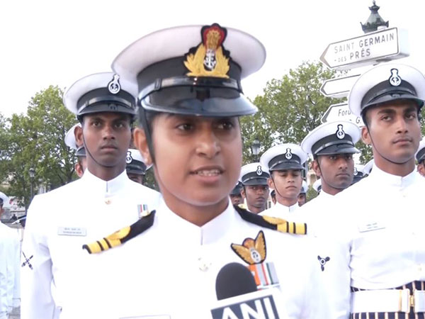 Lt Commander, Indian Navy, Disha Amrith (Photo/ANI)
