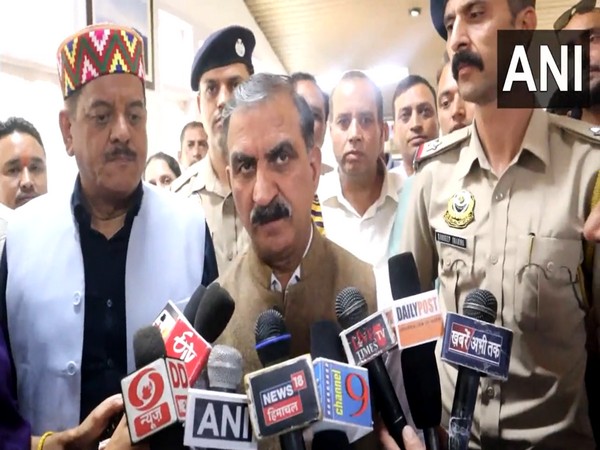Himachal Pradesh Chief Minister Sukhwinder Singh Sukhu. (Photo/ANI)