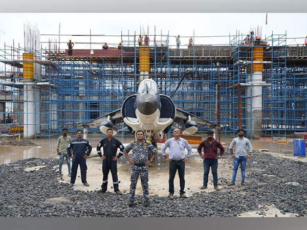 Sea Harrier 609 maritime fighter aircraft (Image/ANI)