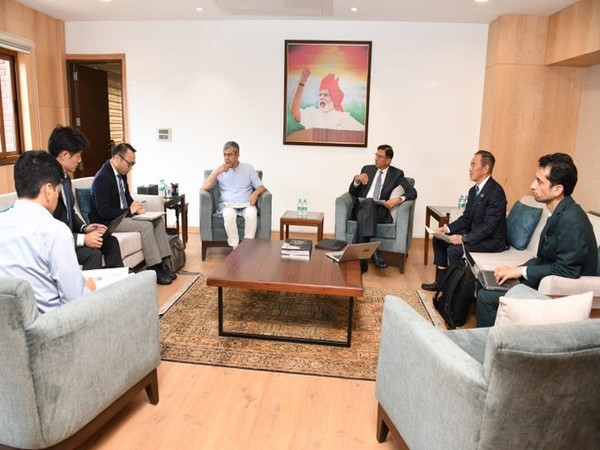 Union Railways Minister Ashwini Vaishnaw meets Rapidus Corporation CEO Atsuyoshi Koike and team from team from Japan's Ministry of Economy, Trade and Industry (Image Credit: Twitter/@AshwiniVaishnaw)