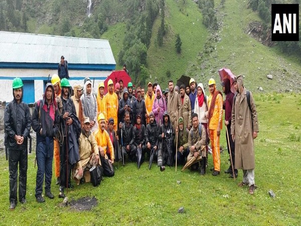 NDRF rescues people stranded in Himachal's Kinnaur. (Photo/ANI)