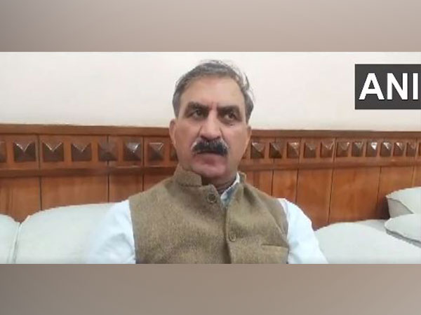 Chief Minister Sukhvinder Singh Sukhu (Photo/ANI)