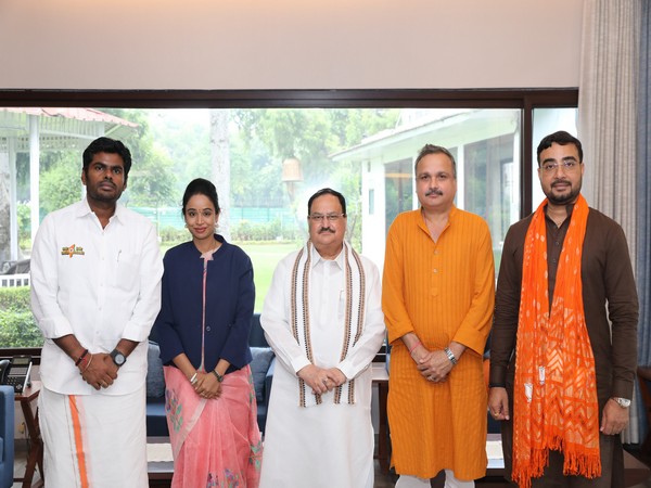 BJP four-member delegation meets JP Nadda (Photo/Twitter:@OfficeofJPNadda)