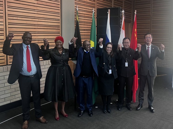 Leaders at 10th BRICS Ministers of Education meeting in South Africa (Photo/Twitter @RanjanRajkuma11)