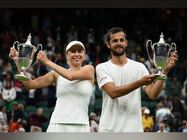 Lyudmyla Kichenok (Left) and Mate Pavic (Right) (Twitter: Photo/Wimbledon)