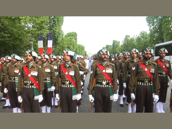 Indian Army's Punjab Regiment gears up for Bastille Day military parade (Photo/ANI)