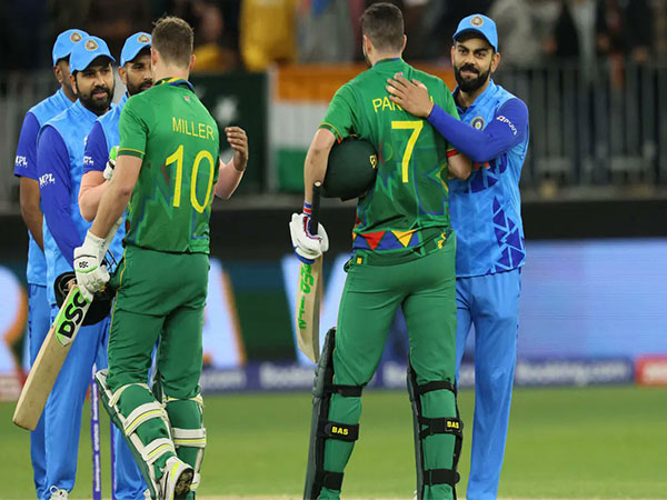 India and South Africa team (Image: Twitter) 