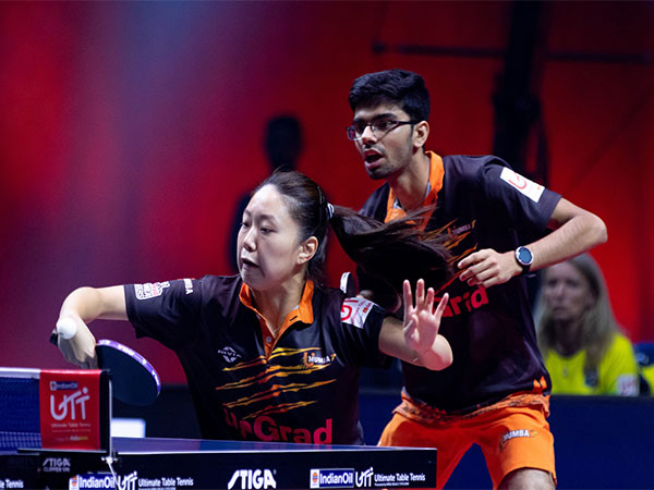 Manav Thakkar and Lily Zhang. (Photo- UTT)