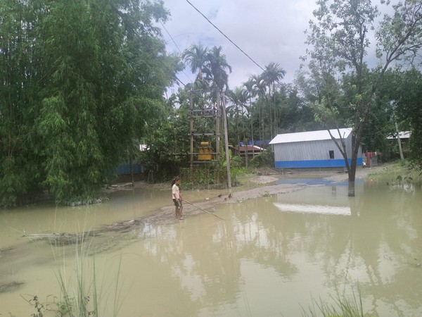 Locals worried as river erosion hits Assam's Bongaigaon district (Photo/ANI)