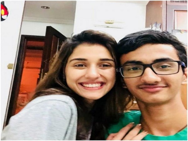 Actor Disha Patani and her brother (Image source: Twitter)