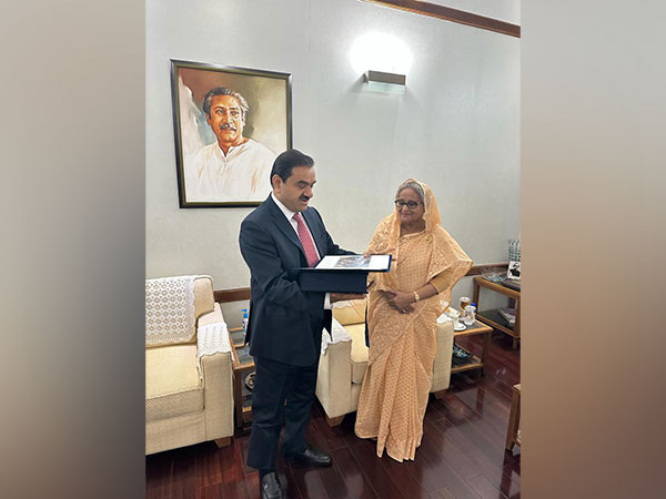 Gautam Adani meets Bangladesh Prime Minister Sheikh Hasina (Source: Twitter/@gautam_adani)