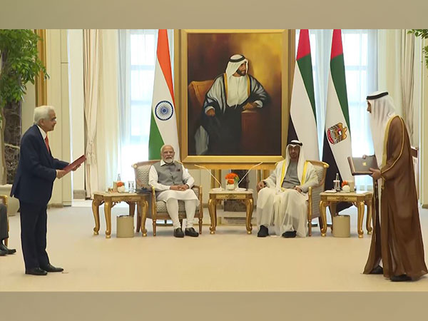 MoUs being exchanged between India and UAE. (Photo/ANI)