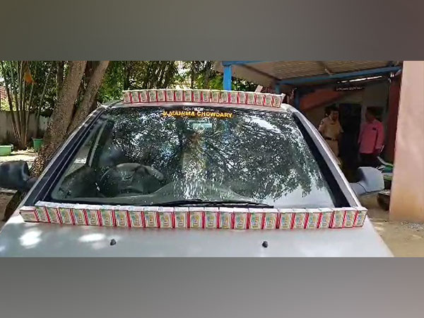 Seized liquor in Chitoor (Photo/ANI)