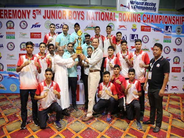 Services Sports Control Board boxer winning 5th Junior Boys National Boxing Championships (Image: BFI)
