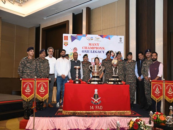 Durand Cup Trophies unveiled by Nandita Gorlosa (Image: ANI) 