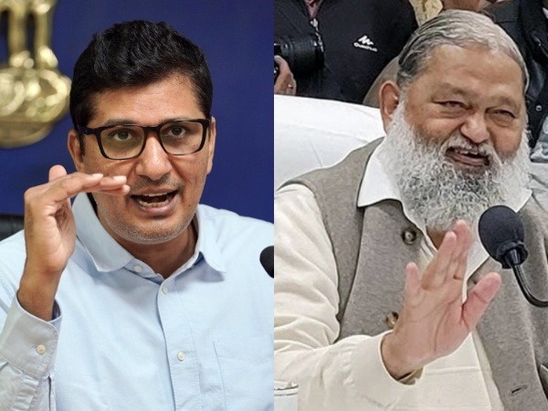 AAP Minister Sauabh Bhardwaj and Haryana Home Minister (File Photo/ANI)