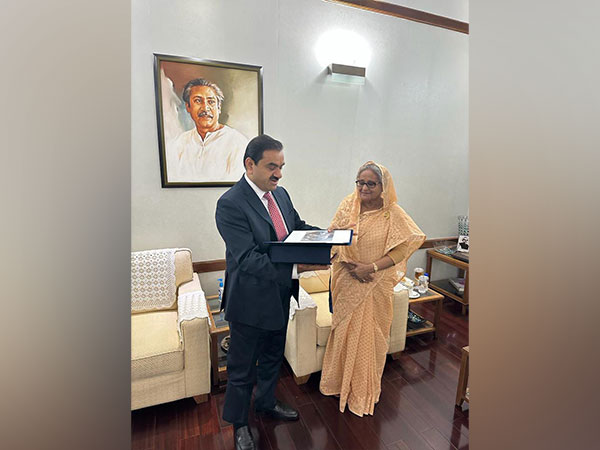 Gautam Adani calls on Bangladesh Prime Minister Sheikh Hasina in Dhaka on Saturday (Photo Credit: Adani Group)