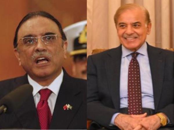PPP co-chairperson Asif Ali Zardari, Pakistan Prime Minister Shehbaz Sharif (File Photos)
