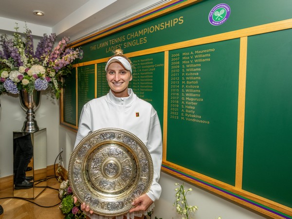 Marketa Vondrousova. (Photo- Wimbledon Twitter)
