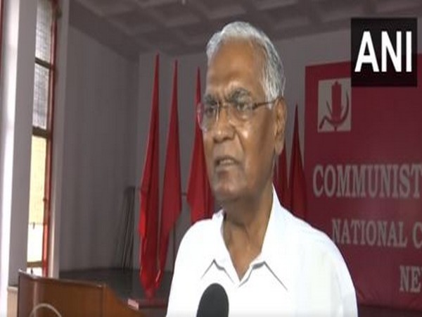 Communist Party of India General Secretary D Raja (Photo/ANI)