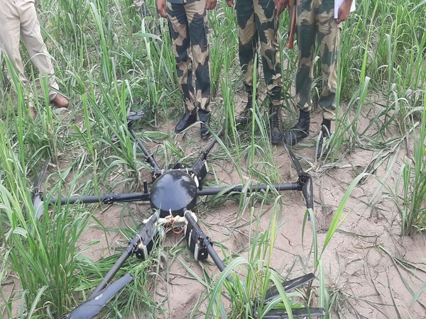 BSF recovers another Pak drone near International Border in Amritsar (Photo/ANI)