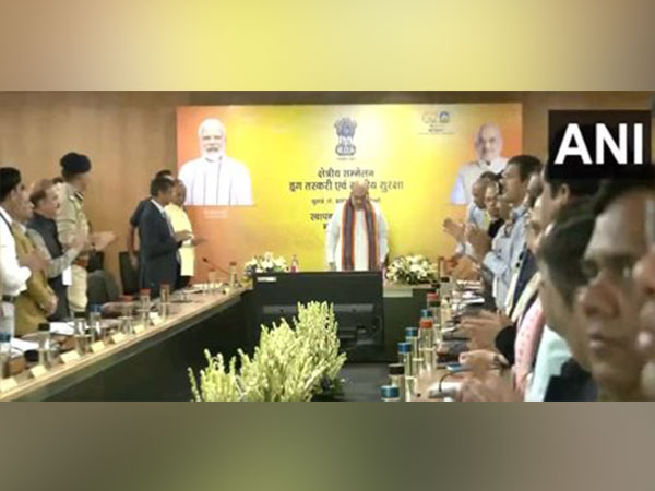 Union Home Minister Amit Shah at the ‘Drugs Smuggling and National Security’ conference.  (Photo/ANI)