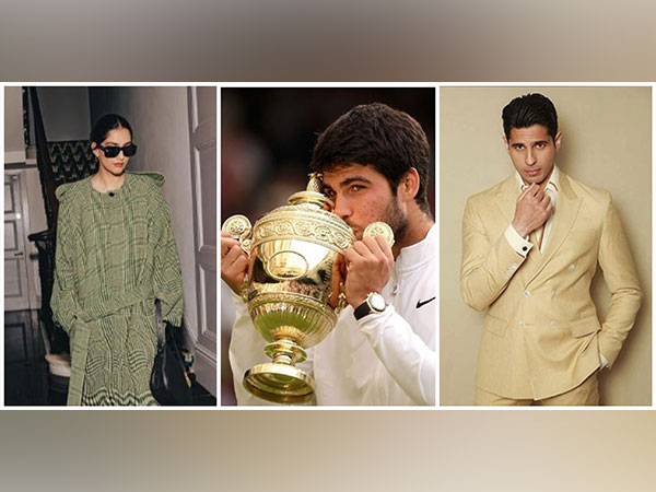 Sonam Kapoor, Carlos Alcaraz, Sidharth Malhotra (Image source: Instagram)