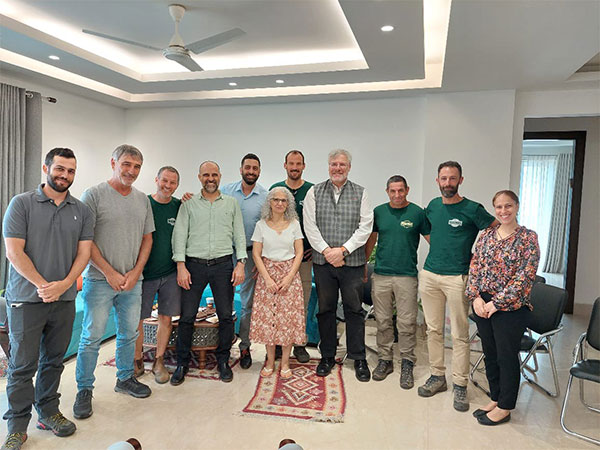 Ambassador of Israel to India, Naor Gilon with rescue team from Israel and Embassy Staff (Image Credit: Twitter/@NaorGilon)