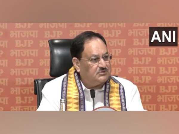 Bharatiya Janata Party (BJP) national president JP Nadda (Photo/ANI)