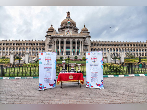 Durand Cup Trophy in Bengaluru (Image: AIFF media)