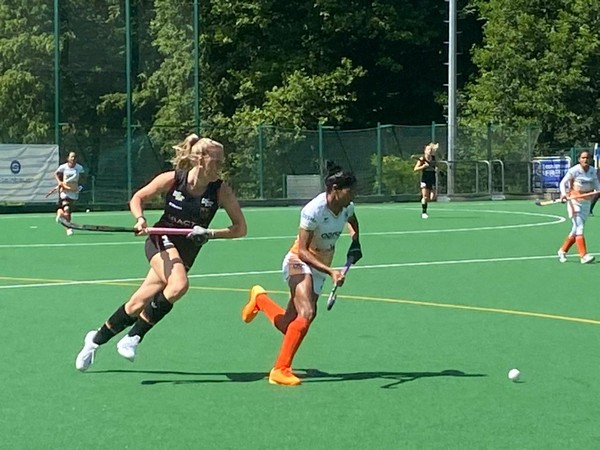 Indian women’s hockey team in action against Germany (Image: HI)