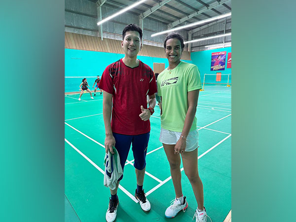 Muhammad Hafiz Hashim (left) PV Sindhu (right) (Photo: Twitter/ PV Sindhu)