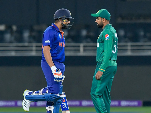 Rohit Sharma and Babar Azam. (Photo- ICC)