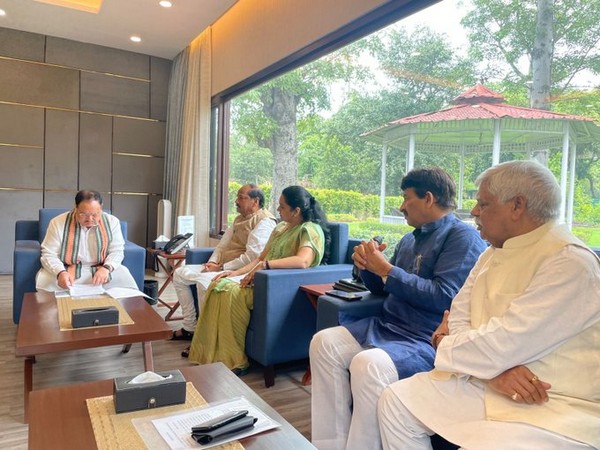 Four-member BJP committee submitted their report to party president JP Nadda in Delhi (Photo/ANI)